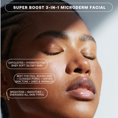 SUPER BOOST 3-IN-1 MICRODERM FACIAL