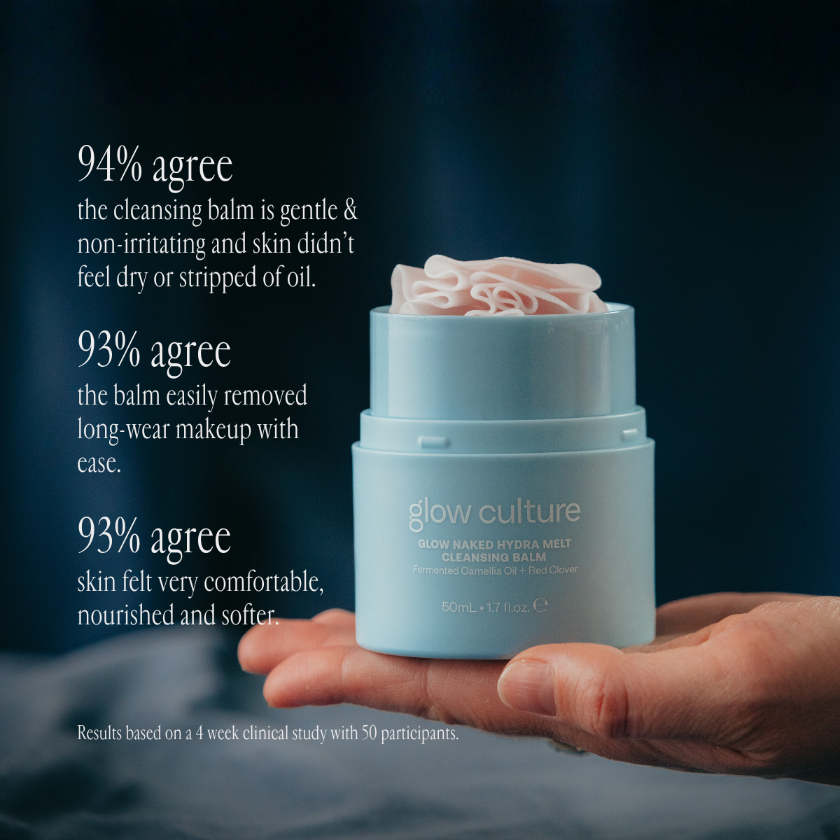 GLOW NAKED HYDRA MELT CLEANSING BALM